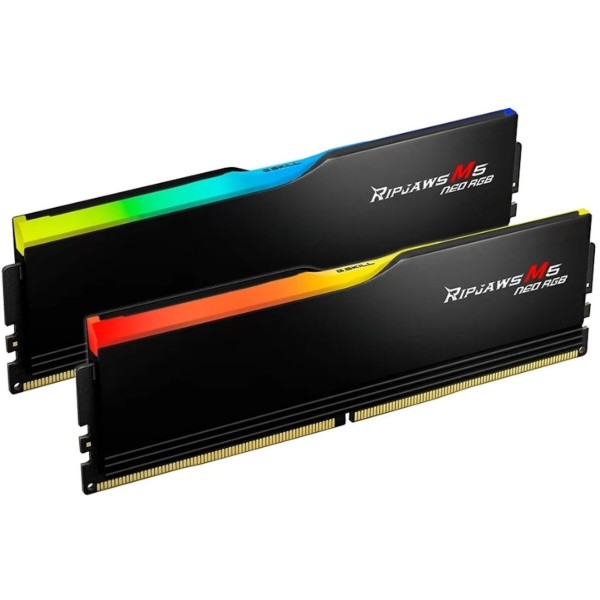 Фото - Память DDR G.Skill Ripjaws M5 Neo RGB Black DDR5-6000 32GB (2x16GB) (F5-6000J3636F16GX2-RM5NRK)