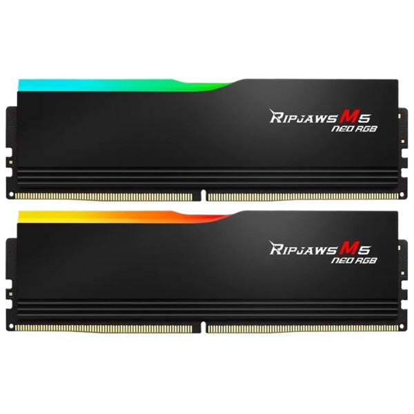Фото - Память DDR G.Skill Ripjaws M5 Neo RGB Black DDR5-6000 32GB (2x16GB) (F5-6000J3636F16GX2-RM5NRK)