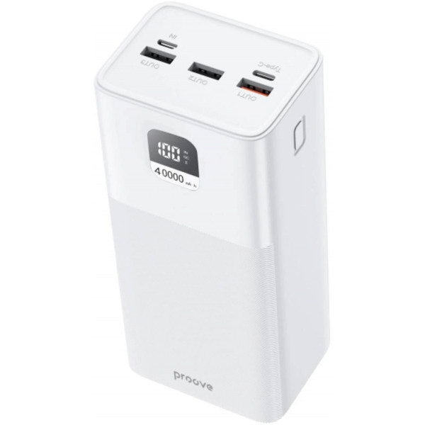 Фото - Батарея мобільна Proove Giant 100W 40000mAh White (PBGI99320002) Фото - Батарея мобільна Proove Giant 100W 40000mAh White (PBGI99320002)