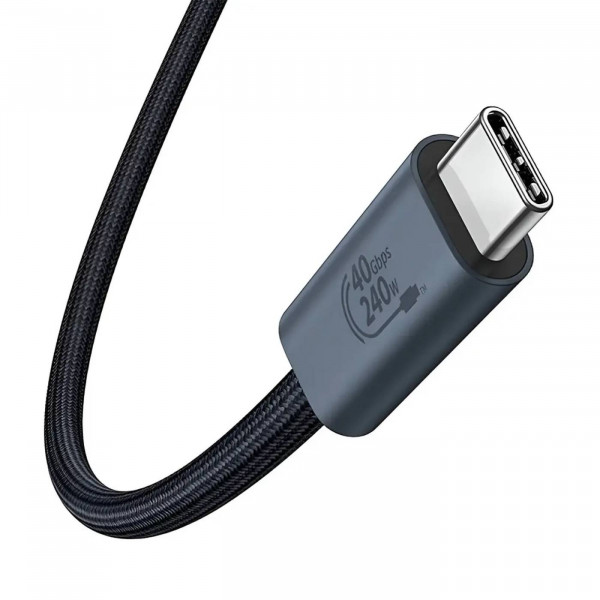 Фото - Кабель Baseus Flash USB-C - USB-C 240W 1m Cluster Black (P10311803111-00)
