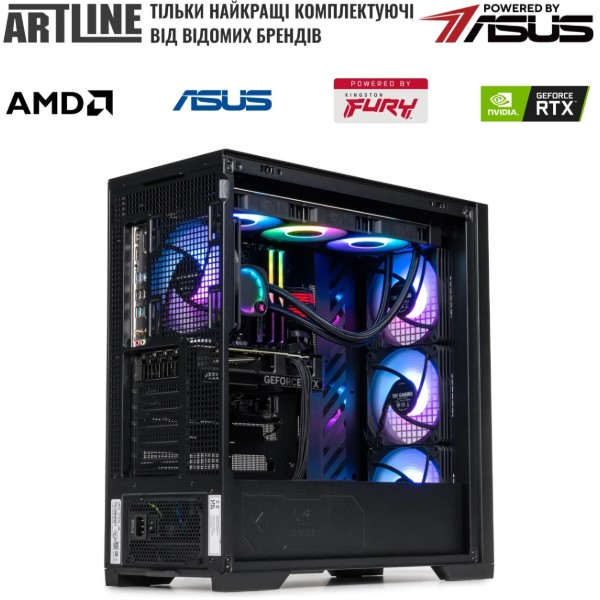 Фото - Системний блок Artline Overlord GT302 Windows 11 Pro (GT302v07Win)