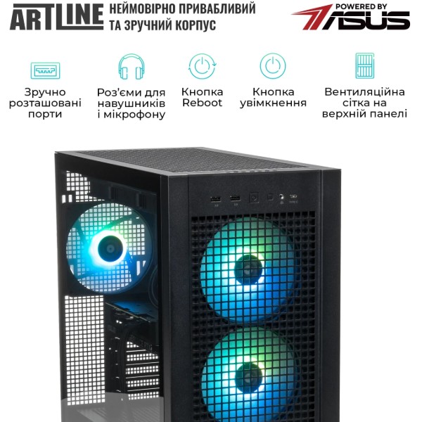 Фото - Системний блок Artline Overlord GT302 Windows 11 Pro (GT302v07Win)