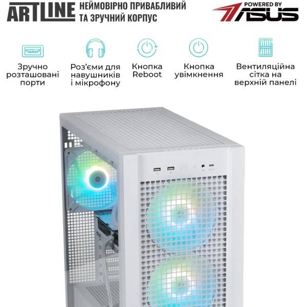 Фото - Системний блок Artline Overlord GT302 Windows 11 Pro (GT302v16Winw)