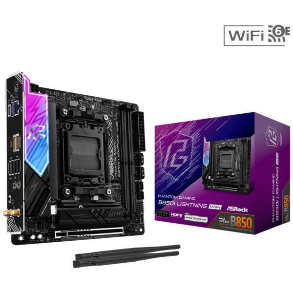 Фото - Материнська плата ASRock B850I LIGHTNING WIFI