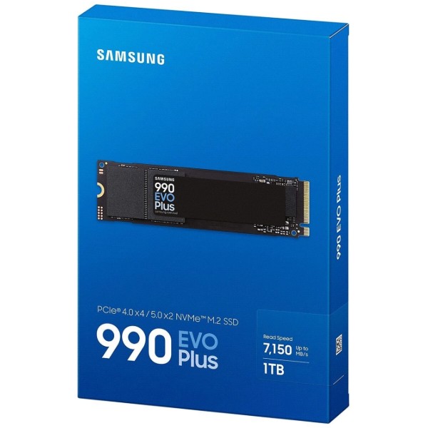 Фото - SSD-накопитель внутренний Samsung 990 EVO Plus 1TB M.2 NVMe TLC PCIe 5.0 (MZ-V9S1T0BW)
