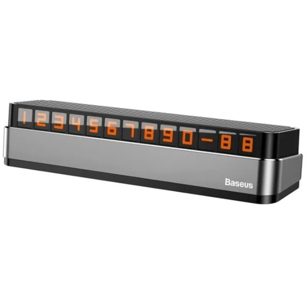 Фото - Паркувальна карта Baseus Moonlight Box Series Parking Phone Number Plate (ACNUM-B0S)
