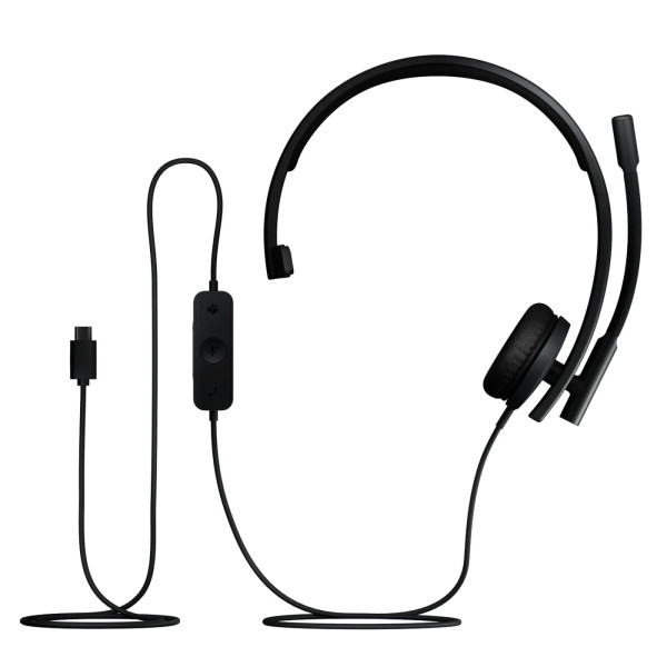 Фото - Гарнітура дротова Logitech H570e Corded Mono USB Headset BLACK EMEA28-935 (981-001427)