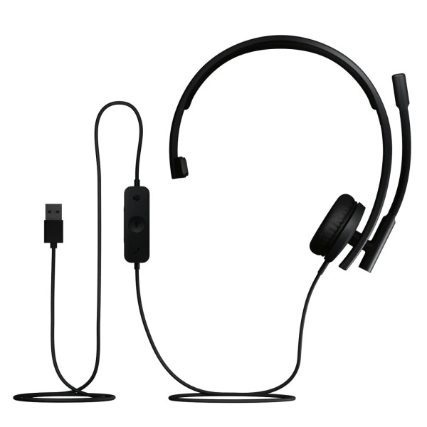 Фото - Гарнітура дротова Logitech H570e Corded Mono USB Headset BLACK EMEA28-935 (981-001426)