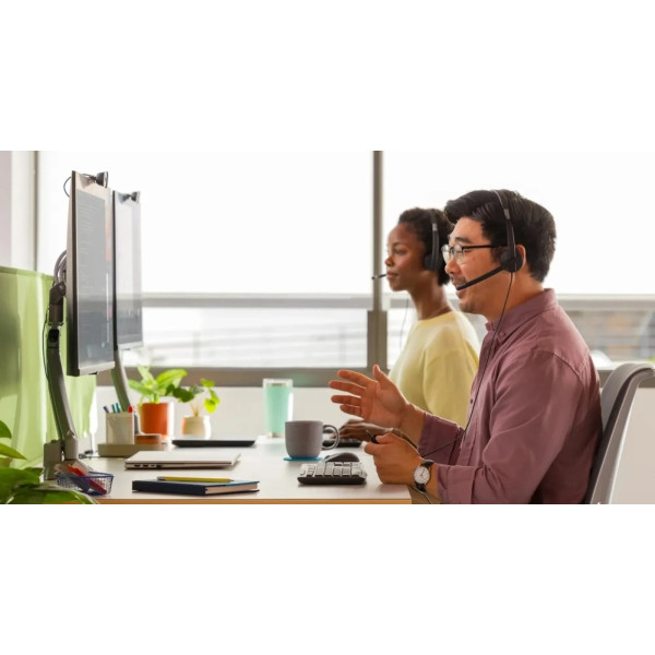 Фото - Гарнітура дротова Logitech H570e Corded Mono USB Headset BLACK EMEA28-935 (981-001427)