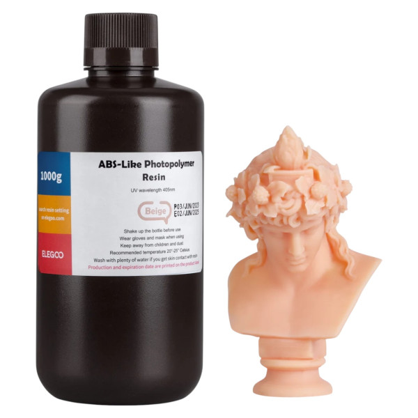 Фото - Гумовий фотополімер Elegoo ABS-like 1кг (50.103.0111) Фото - Гумовий фотополімер Elegoo ABS-like 1кг (50.103.0111)