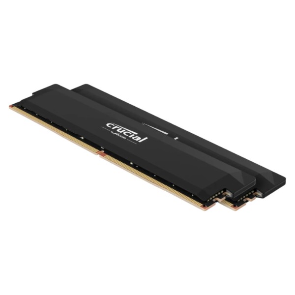 Фото - Память DDR Crucial Micron Pro White DDR5-6400 32GB (2x16GB) CL38-40-40-84 1.35V Intel XMP / AMD EXPO (CP2K16G64C38U5W)