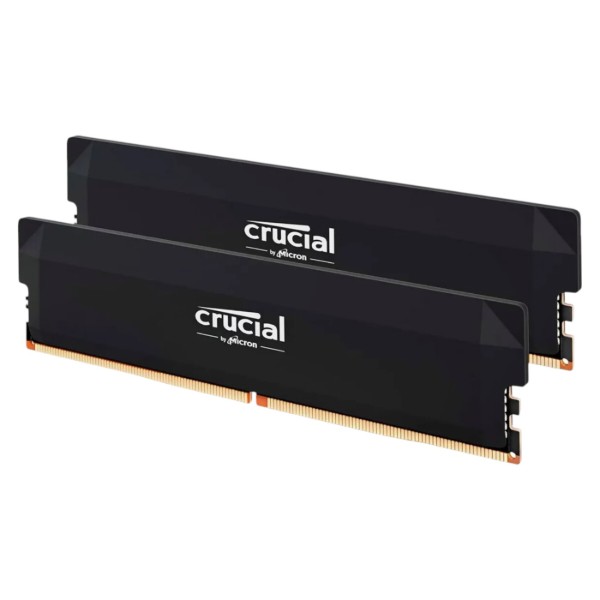Фото - Память DDR Crucial Micron Pro White DDR5-6400 32GB (2x16GB) CL38-40-40-84 1.35V Intel XMP / AMD EXPO (CP2K16G64C38U5W)