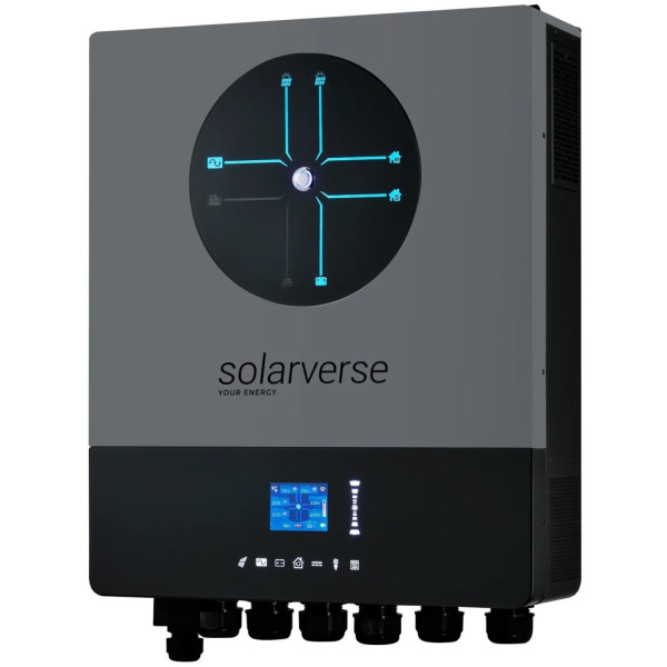 Фото - Інвертор автономний сонячний Solarverse Ampere Double (1ф, 8kW, 48V) (SV8048AD)