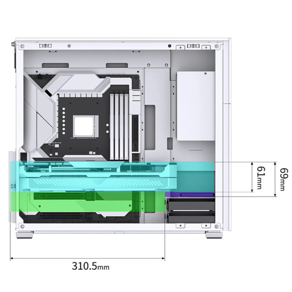 Фото - Корпус Jonsbo D41 STD White