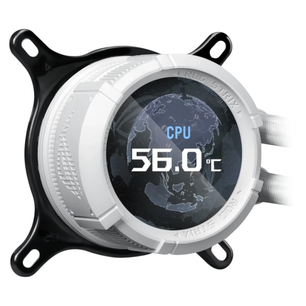 Фото - Водяна система охолодження Asus ROG Strix LC III 60 ARGB LCD White (90RC00W2-M0UAY0)