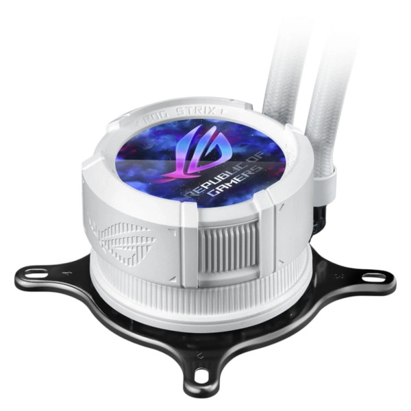 Фото - Водяна система охолодження Asus ROG Strix LC III 60 ARGB LCD White (90RC00W2-M0UAY0)