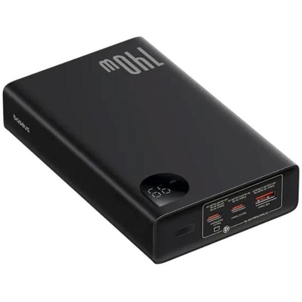 Фото - Батарея мобільна Baseus Adaman 24000mAh 140W USB-A+2xUSB-C + кабель USB-C Cluster Black (P10021508113-00)
