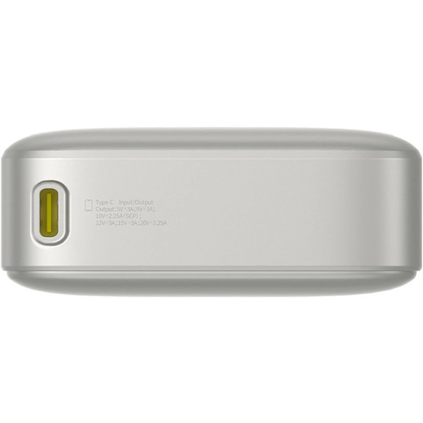 Фото - Батарея мобільна Baseus Free2Pull 20000mAh 65W USB-C Built-in USB-C Cable Grey (P10073700843-00)
