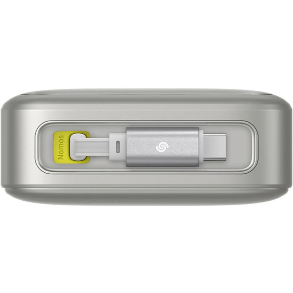 Фото - Батарея мобільна Baseus Free2Pull 20000mAh 65W USB-C Built-in USB-C Cable Grey (P10073700843-00)
