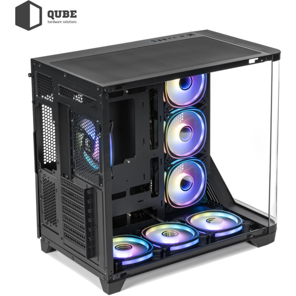 Фото - Корпус QUBE MIRAGE 7ARGB Black (MIRAGE_GBNU3)