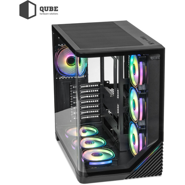 Фото - Корпус QUBE MIRAGE 7ARGB Black (MIRAGE_GBNU3)