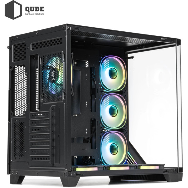 Фото - Корпус QUBE MIRAGE 7ARGB Black (MIRAGE_GBNU3)