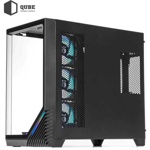Фото - Корпус QUBE MIRAGE 7ARGB Black (MIRAGE_GBNU3)