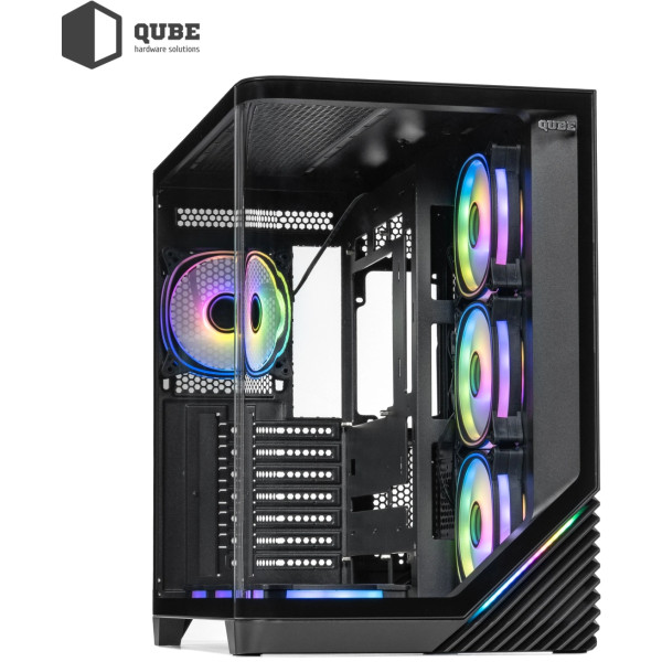 Фото - Корпус QUBE MIRAGE 7ARGB Black (MIRAGE_GBNU3)