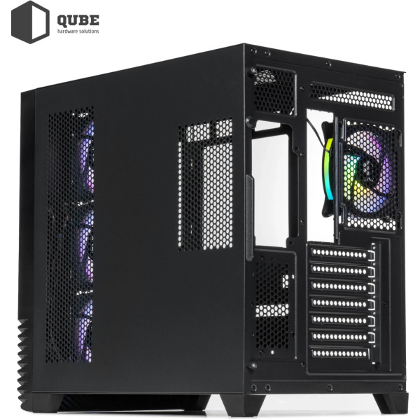 Фото - Корпус QUBE MIRAGE 7ARGB Black (MIRAGE_GBNU3)