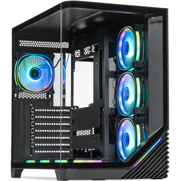 Фото - Корпус QUBE MIRAGE 7ARGB Black (MIRAGE_GBNU3)