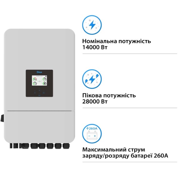 Фото - Система зберігання енергії Solarverse SUN-14K-SG05LP3-EU-4DY20.48K-LFP-W