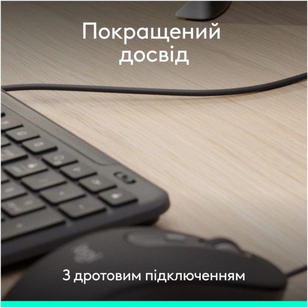 Фото - Клавиатура проводная Logitech Signature Slimfor Business K620 USB-C UA Graphite (920-013333)