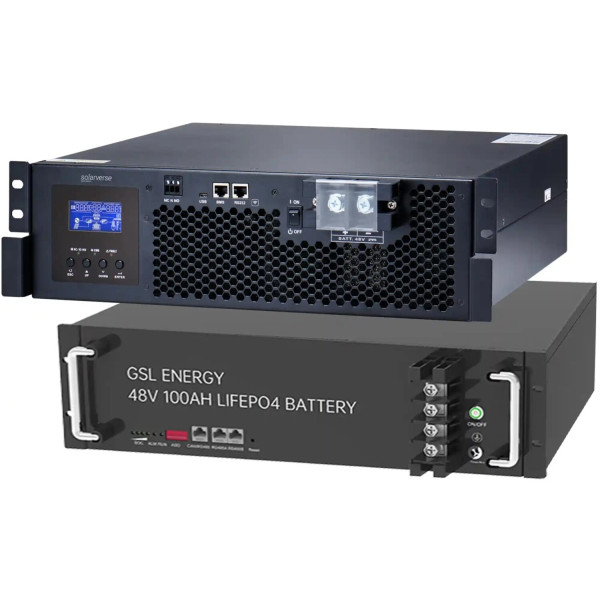 Фото - Система зберігання енергії Solarverse SV5048UPSR-1GS4.8K-LFP Фото - Система зберігання енергії Solarverse SV5048UPSR-1GS4.8K-LFP