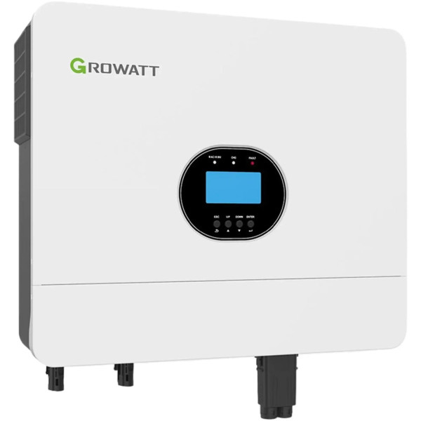 Фото - Інвертор автономний сонячний Growatt SPF 6000 ES Plus 6kW 48V 2 MPPT 230V 1-ph (SPF6000ESPLUS)