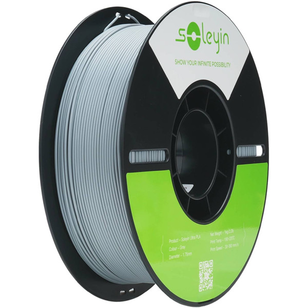 Фото - Нитка для PLA-картриджа Creality ULTRA Filament Soleyi 1.75мм сірий (3301010606) Фото - Нитка для PLA-картриджа Creality ULTRA Filament Soleyi 1.75мм сірий (3301010606)