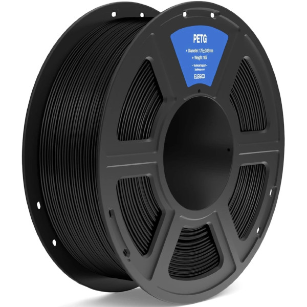 Фото - Нитка для PETG-картриджа Elegoo Filament 1.75мм чорний (50.203.0385) Фото - Нитка для PETG-картриджа Elegoo Filament 1.75мм чорний (50.203.0385)