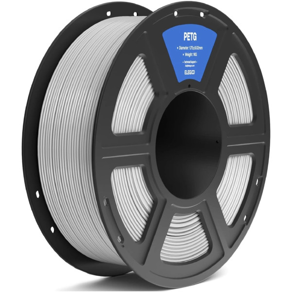 Фото - Нитка для PETG-картриджа Elegoo Filament 1.75мм сірий (50.203.0391)