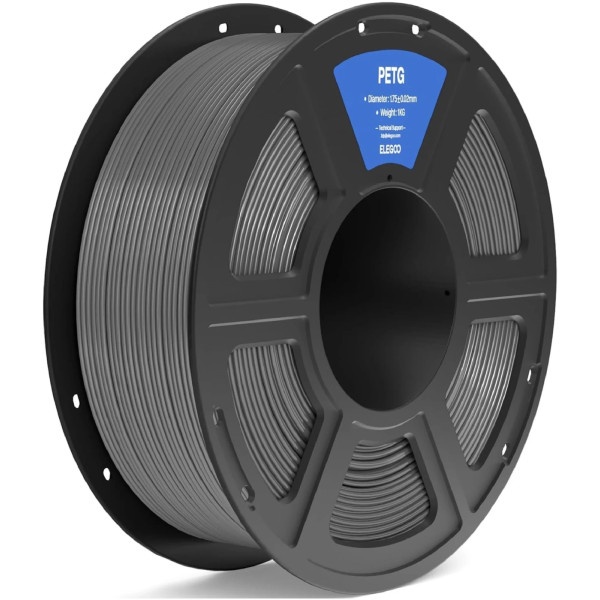 Фото - Нитка для PETG-картриджа Elegoo Filament 1.75мм темно-сірий (50.203.0396) Фото - Нитка для PETG-картриджа Elegoo Filament 1.75мм темно-сірий (50.203.0396)