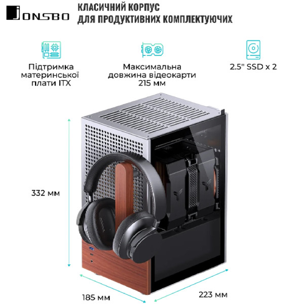 Фото - Корпус Jonsbo T6 Black