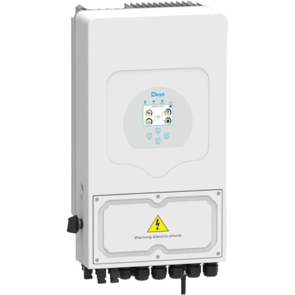 Фото - Инвертор гибридный солнечный Deye (1ф, 6 кВт, 220V) (SUN-6K-SG05LP1-EU-AM2-P)
