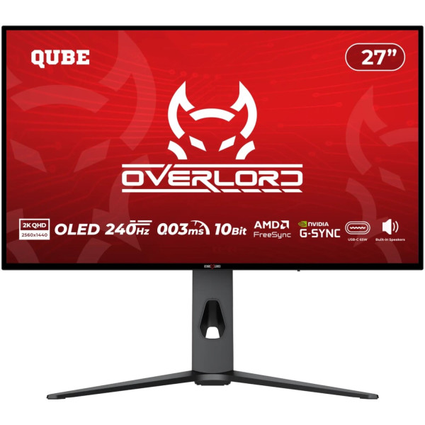 Фото - Монитор игровой QUBE Overlord OLED OG27Q240HC
