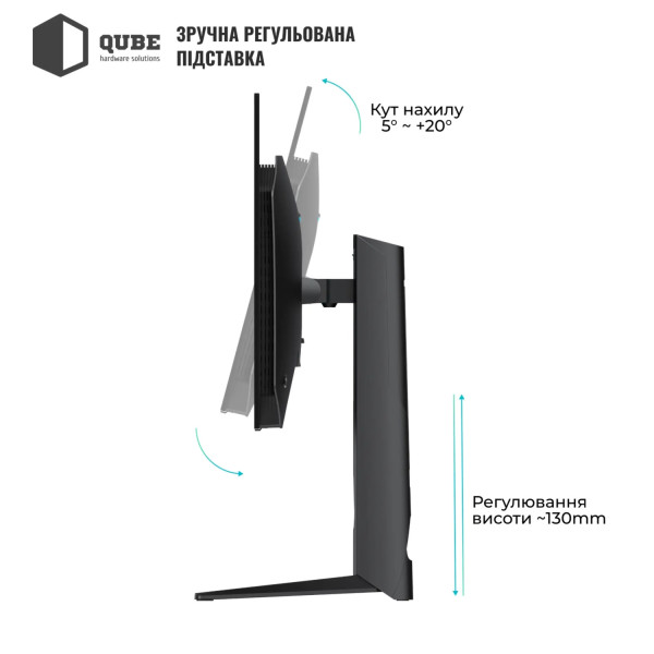 Фото - Монитор игровой QUBE Overlord OLED OG27Q240HC