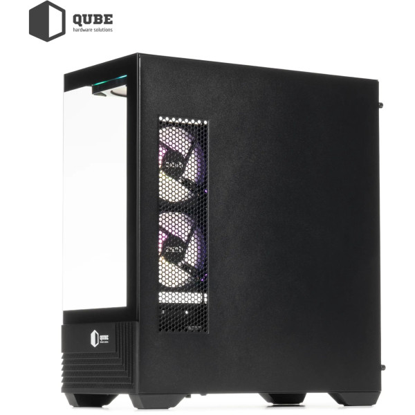 Фото - Корпус QUBE FORT ARGB Black (FORT_GBNU3)