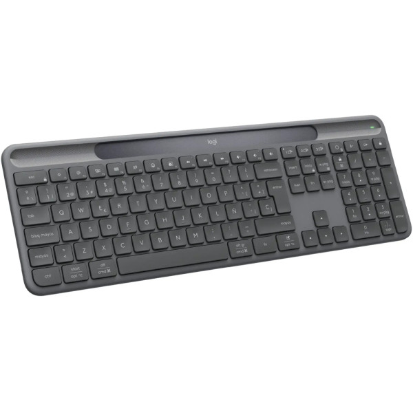 Фото - Клавіатура бездротова Logitech Slim Solar+ for Business Wirelessh Graphite (920-013779)