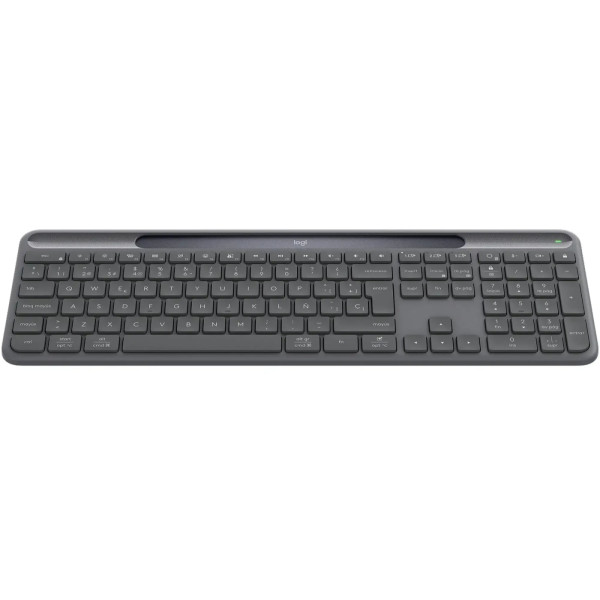 Фото - Клавіатура бездротова Logitech Slim Solar+ for Business Wirelessh Graphite (920-013779)