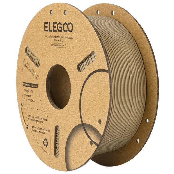 Фото - Нитка для PLA-картриджа Elegoo PLA Filament 1.75мм древесина (50.203.0362)