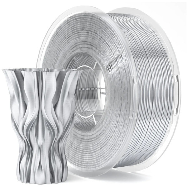 Фото - Нитка для PLA-картриджа Elegoo PLA Filament 1.75мм серебристый (50.203.0692)