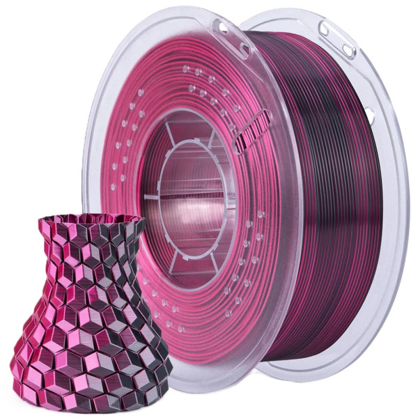 Фото - Нитка для PLA-картриджа Elegoo PLA Filament 1.75мм чорно-червоний (50.203.0335)