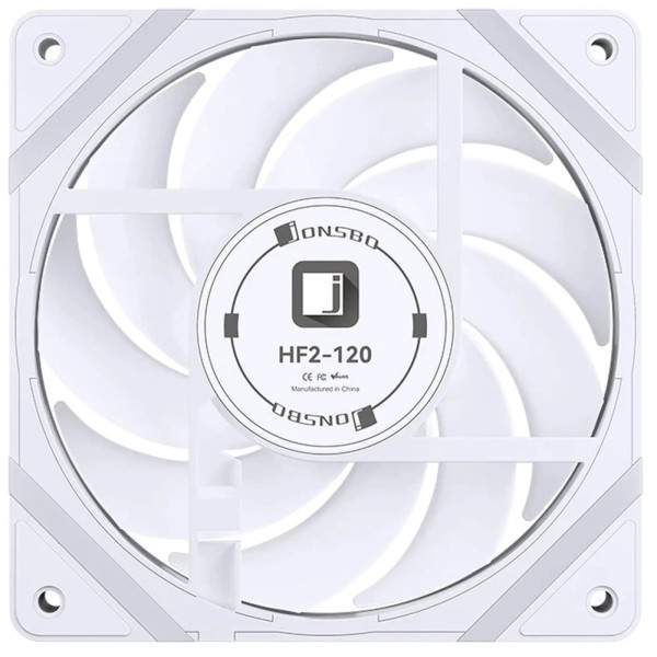 Фото - Корпусный вентилятор Jonsbo HF2-120W ARGB White