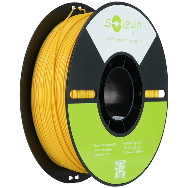 Фото - Нитка для PETG-картриджа Creality Filament Soleyin 1.75 мм жовтий гінкго (3301030160)